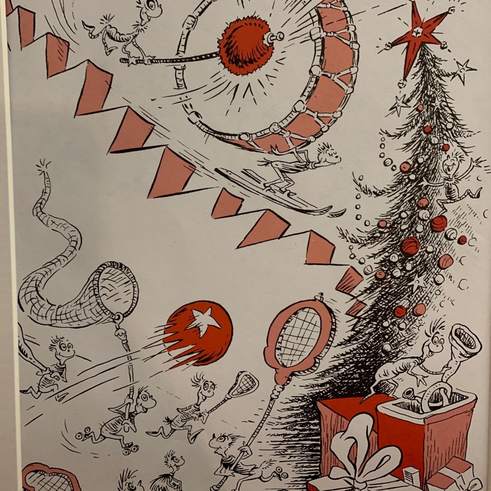 DR.SEUSS Lithograph 8x11" matted 11x14" (1957) NW - Picture 4 of 6